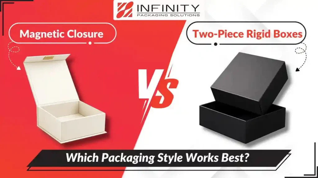 Magnetic Closure vs Two-Piece Rigid Boxes: Which Packaging Style Works Best? Magnetic Closure vs Two-Piece Rigid Boxes: Which Packaging Style Works Best?