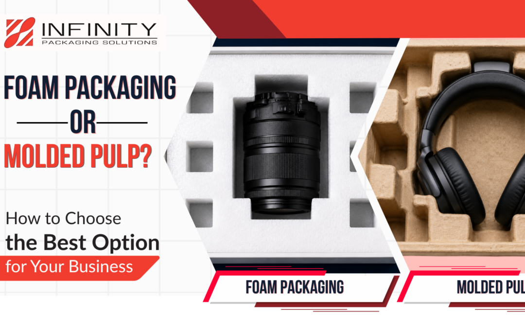 Foam Packaging vs. Molded Pulp Packaging: How to Choose the Best Option for Your Business